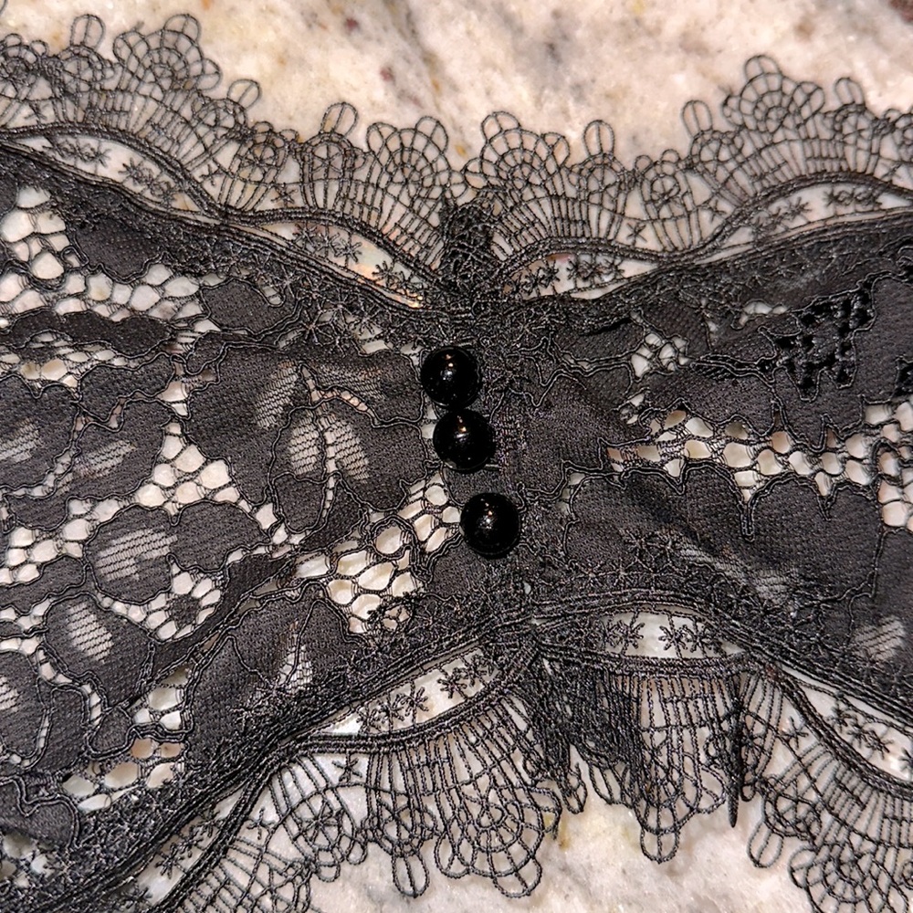 Black lace bolero